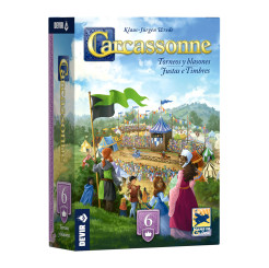 Carcassonne Exp 6 - Justas e Timbres Nova Edição Carcassonne Exp 6 - Justas e Timbres Nova Edição